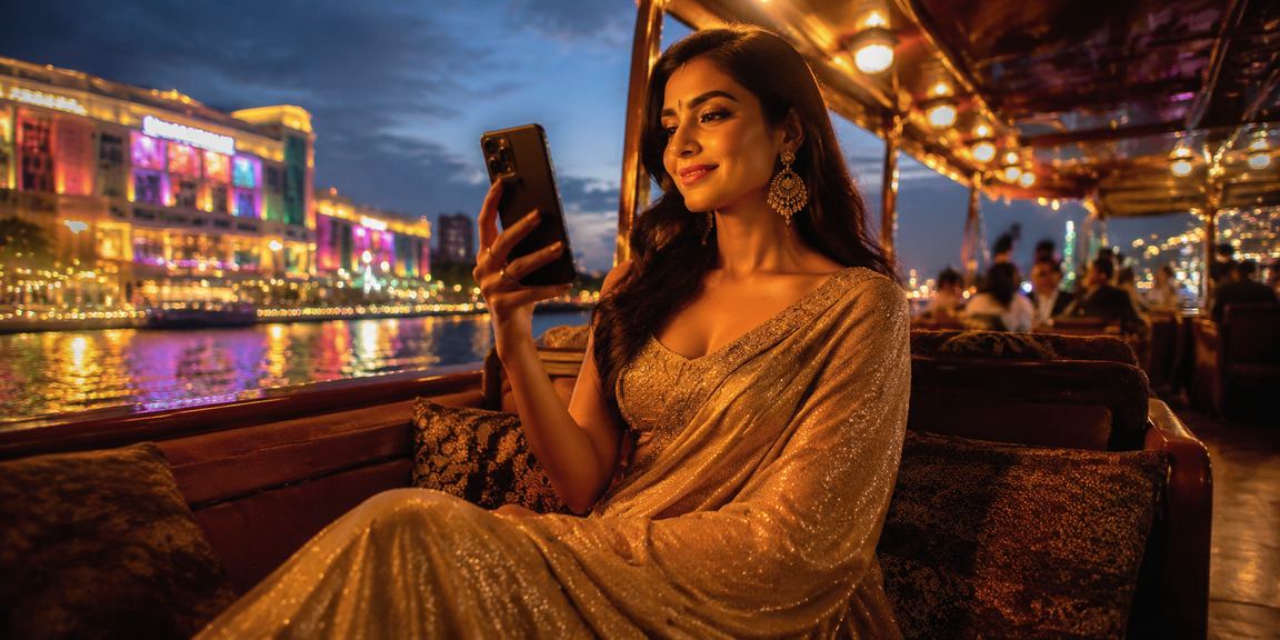Indian night market with VIP casino bonus celebrations